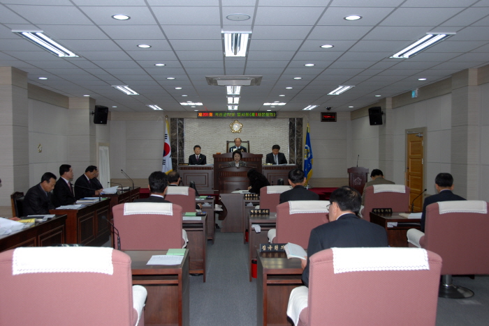 제201회 옥천군의회 임시회