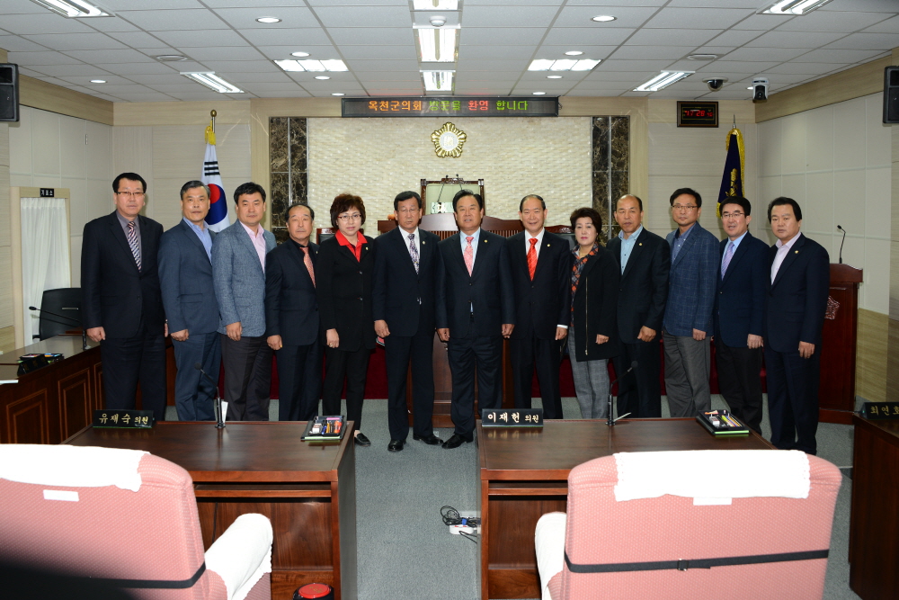 옥천&#12539;금산군의회 행정정보 교류협력 간담회