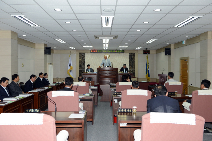 제208회 옥천군의회 임시회