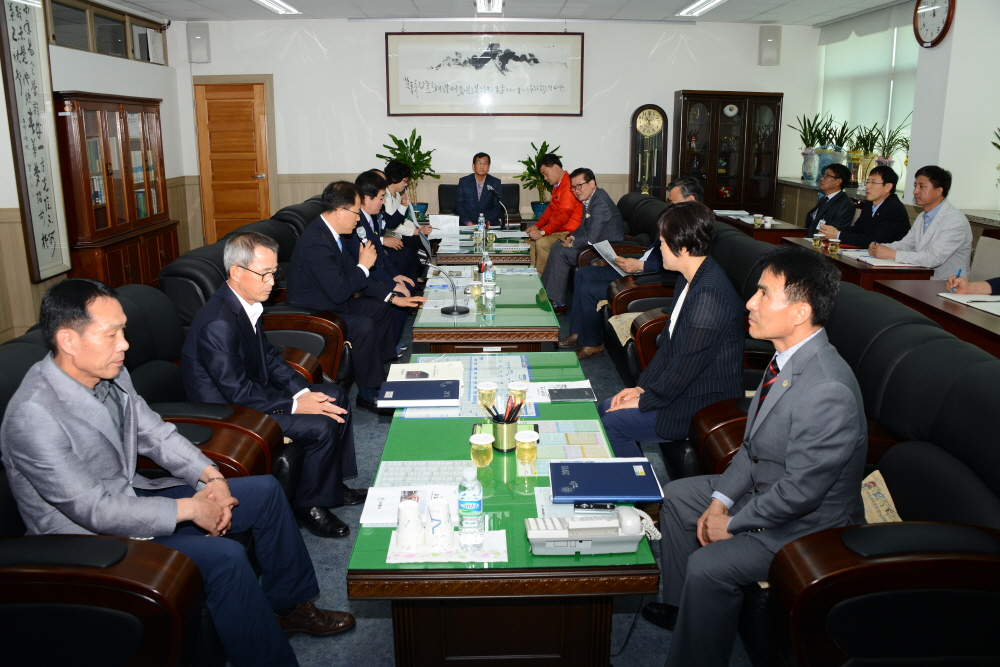 충청북도 남부출장소 간담회