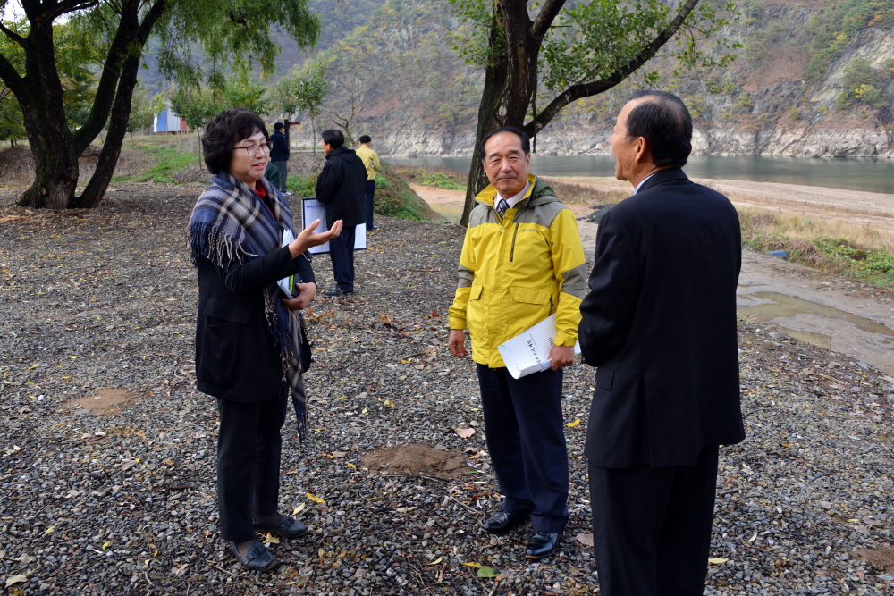 옥천군 주요 사업장 현지 답사