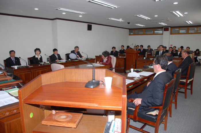 제186회 옥천군의회 임시회