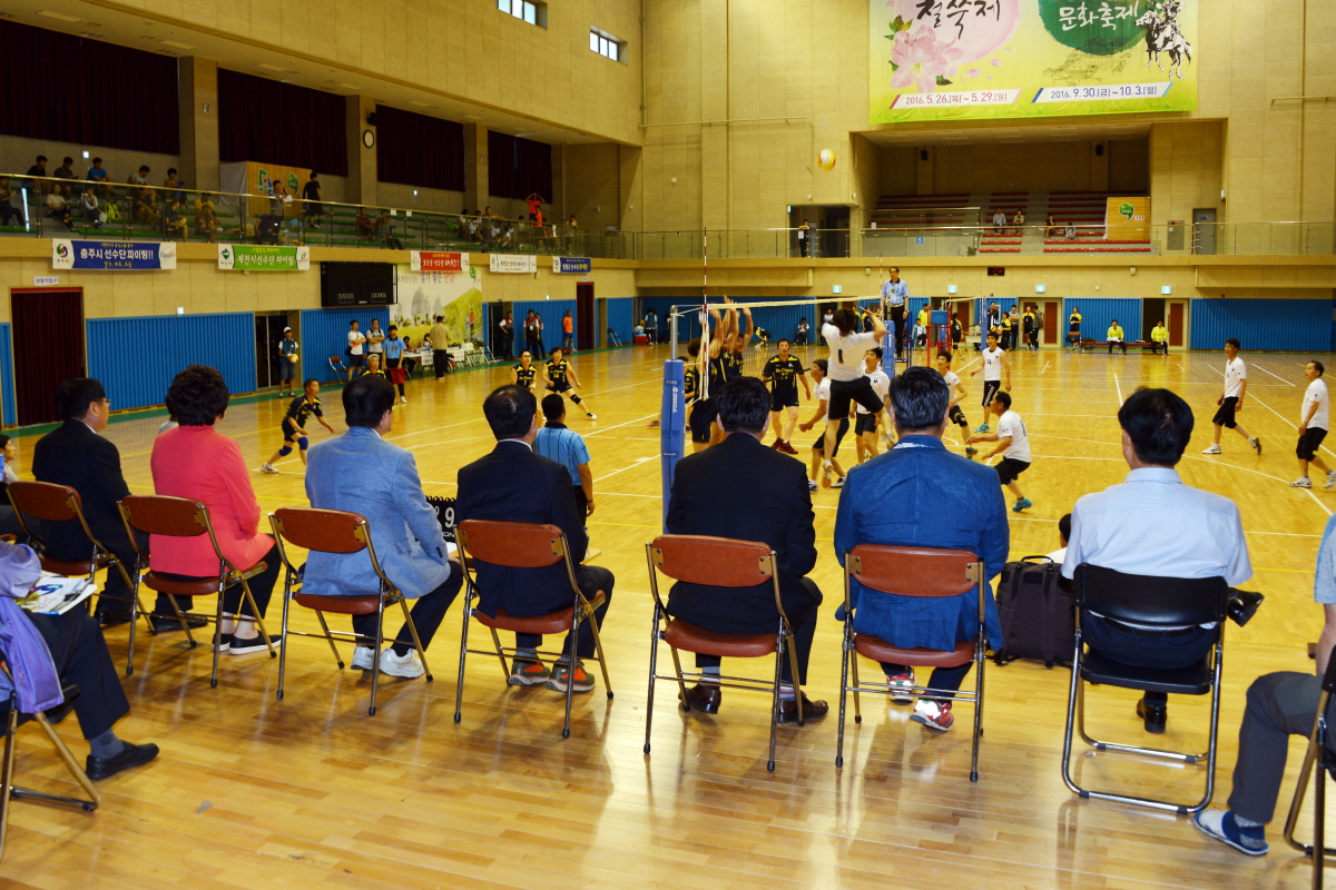 충북도민체육대회 선수단 격려