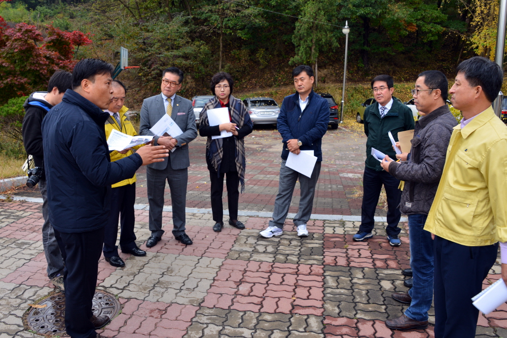 옥천군 주요 사업장 현지 답사