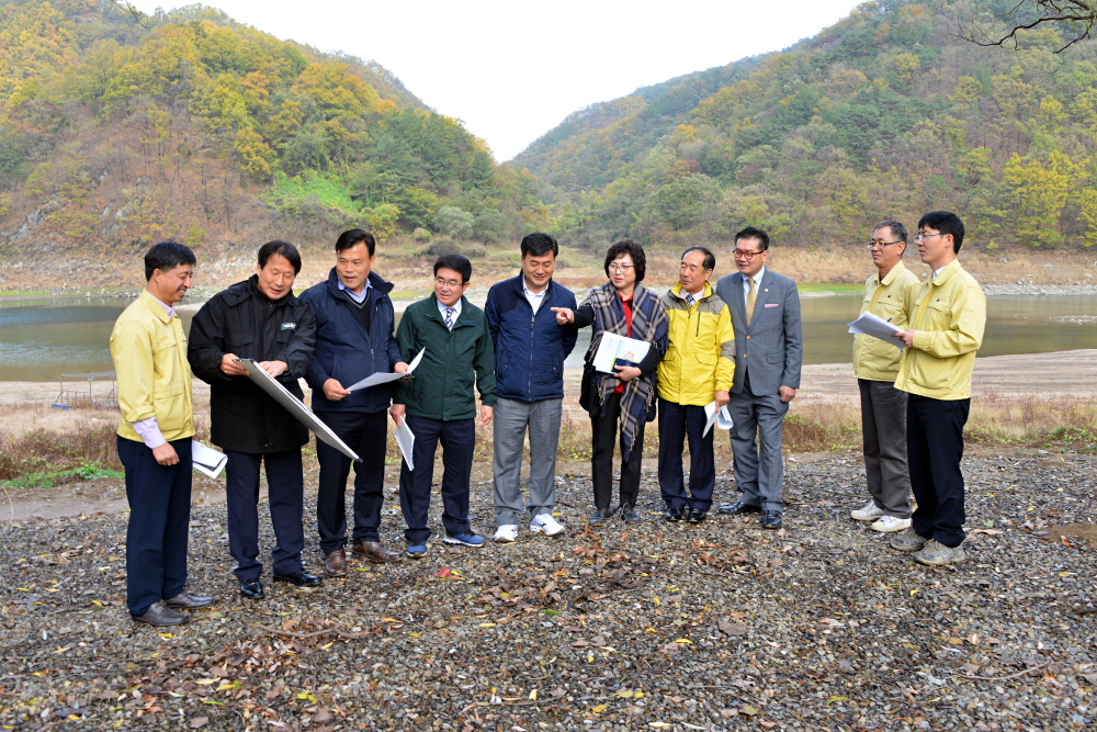 옥천군 주요 사업장 현지 답사