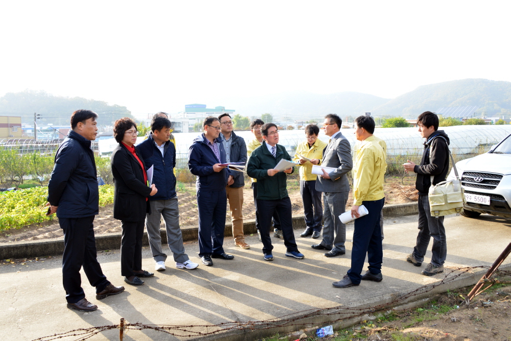 옥천군 주요 사업장 현지 답사