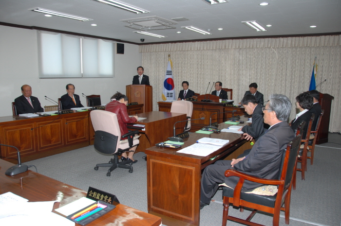 제186회 옥천군의회 임시회