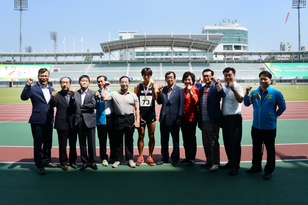 충북도민 체육대회 선수단 격려