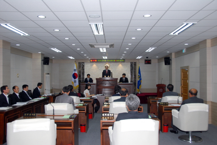 제187회 옥천군의회 임시회