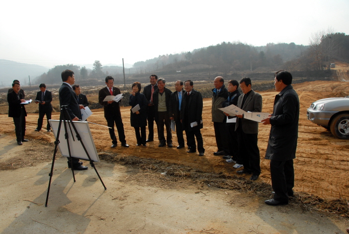 2009년 행정사무감사 현지확인