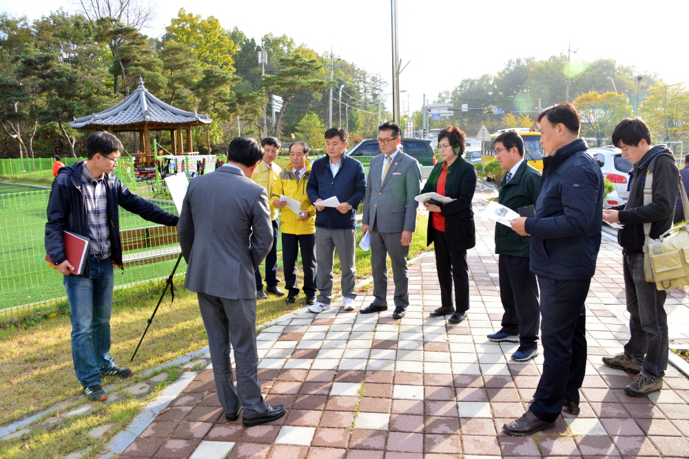 옥천군 주요 사업장 현지 답사
