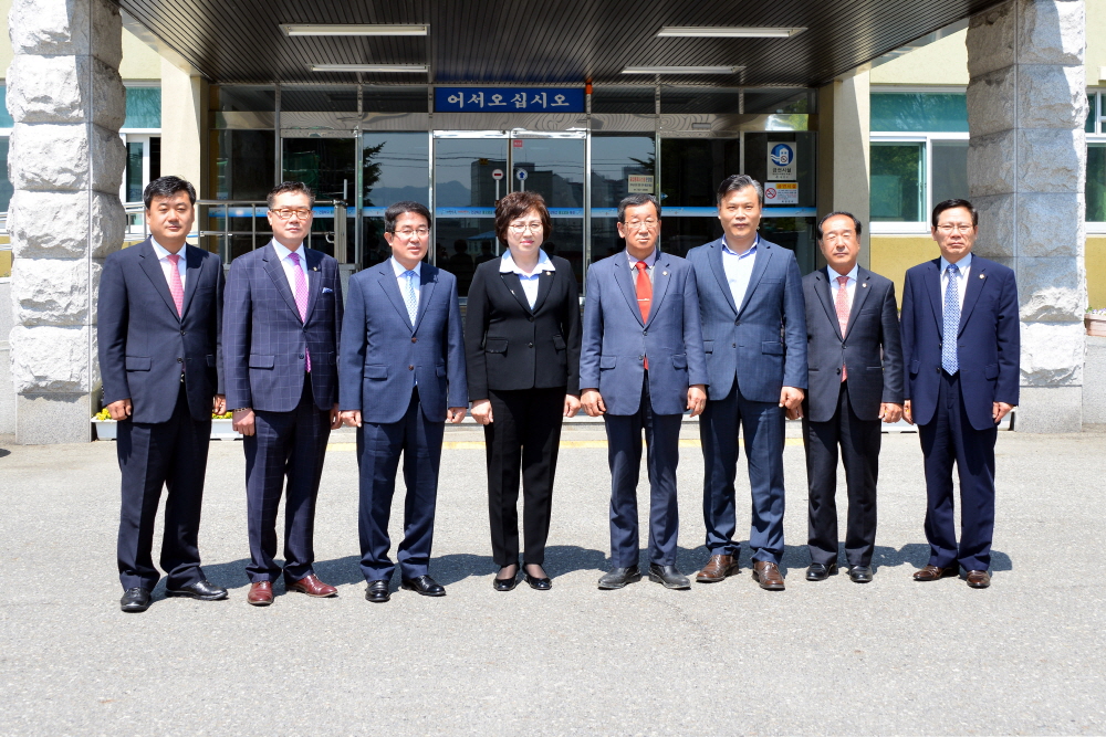 제7대 옥천군의회 의원 기념촬영