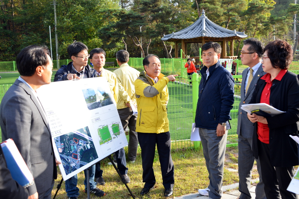 옥천군 주요 사업장 현지 답사