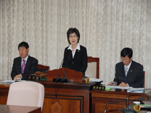 제177회 옥천군의회 임시회