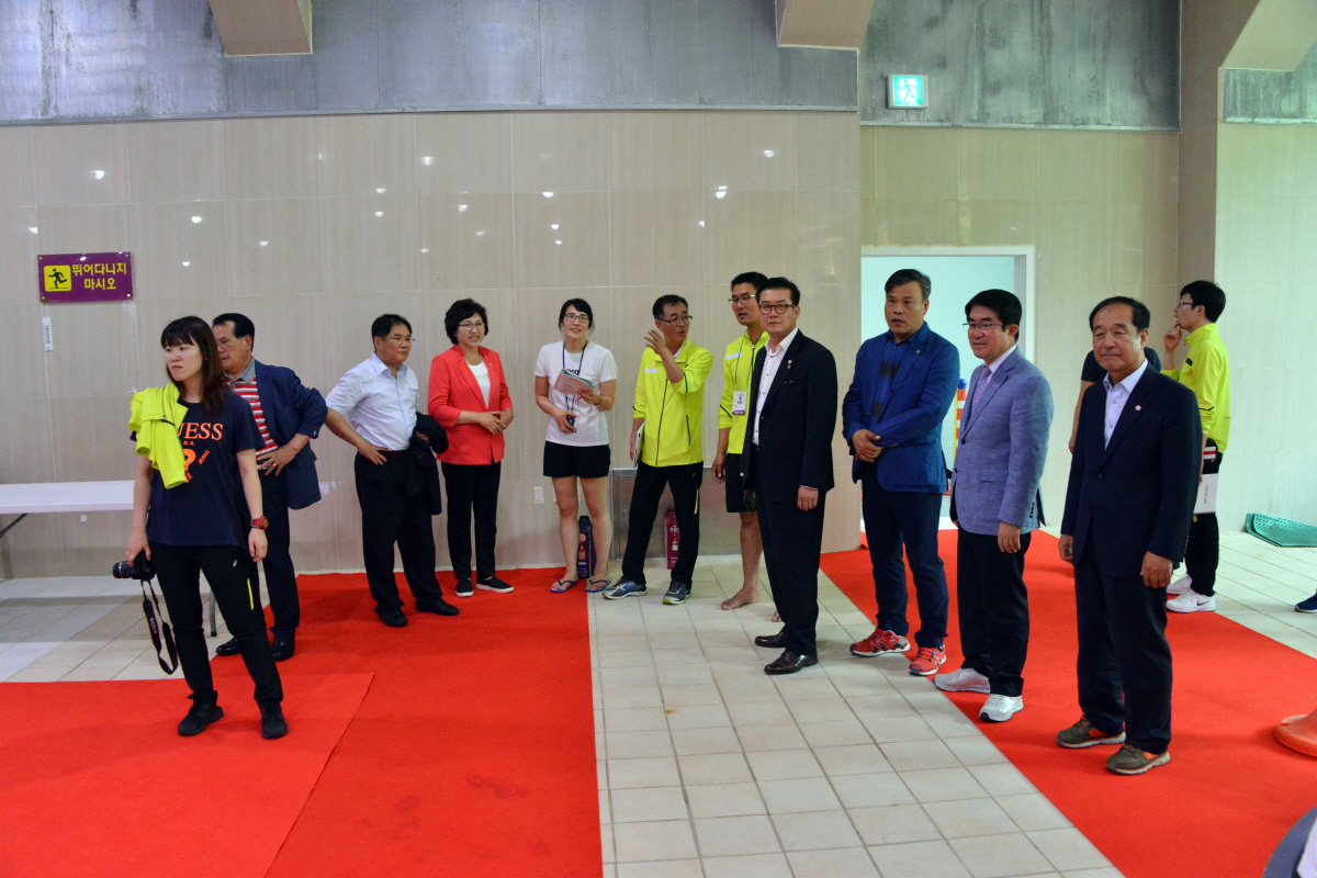 충북도민체육대회 선수단 격려