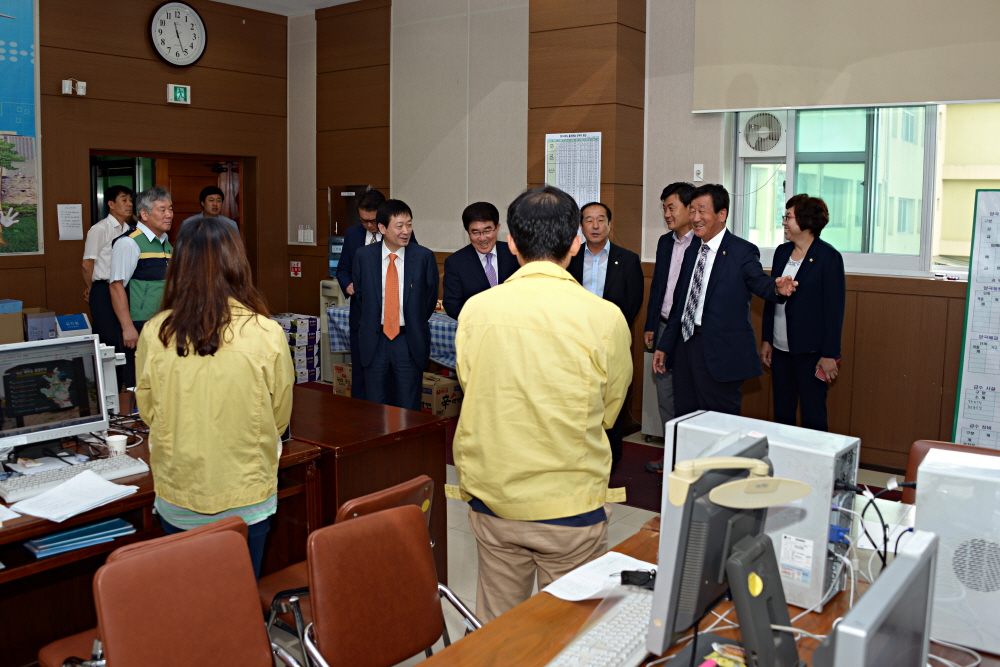 을지연습 훈련장 방문