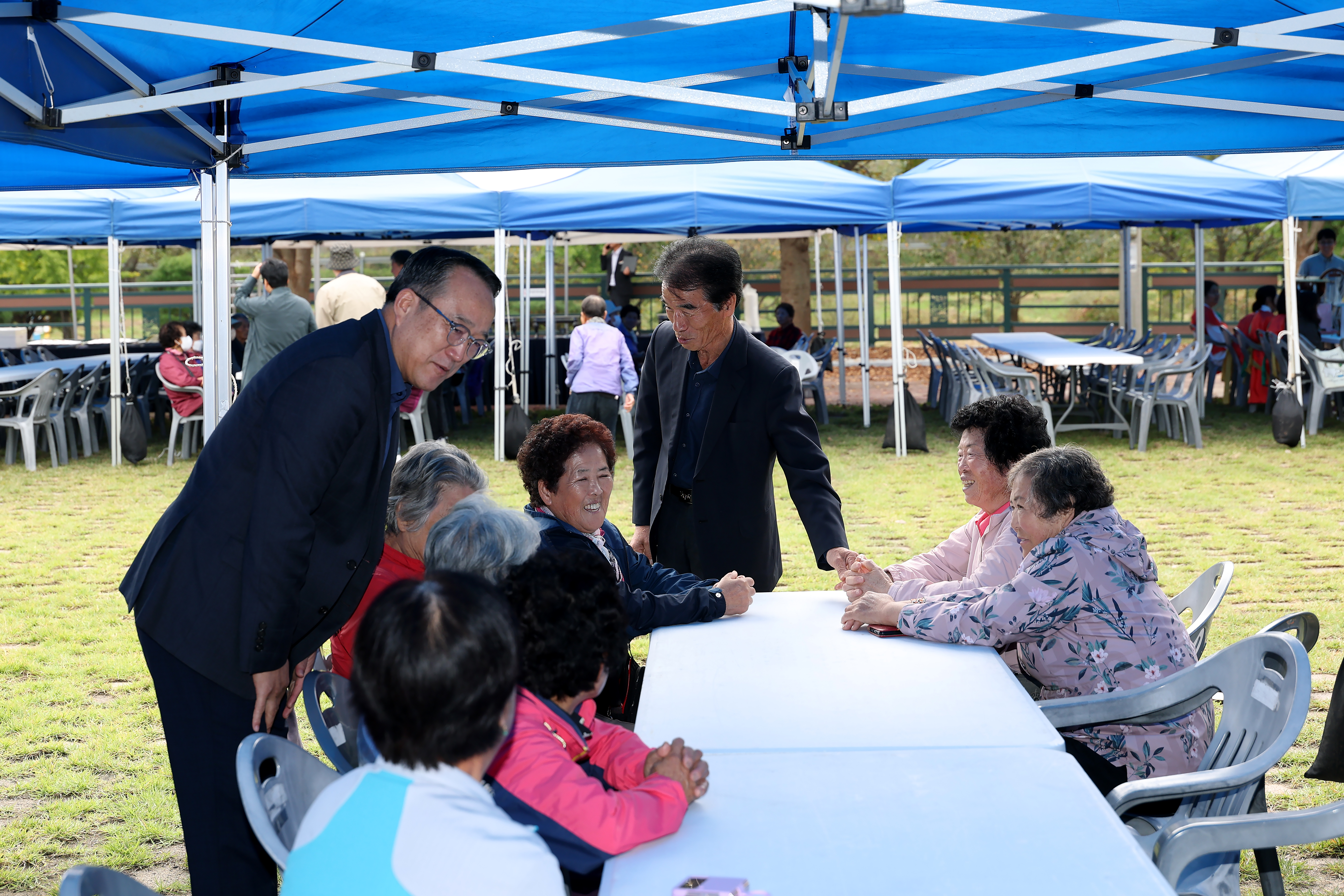 안내면 안내사랑 봉사회 주관 경로잔치