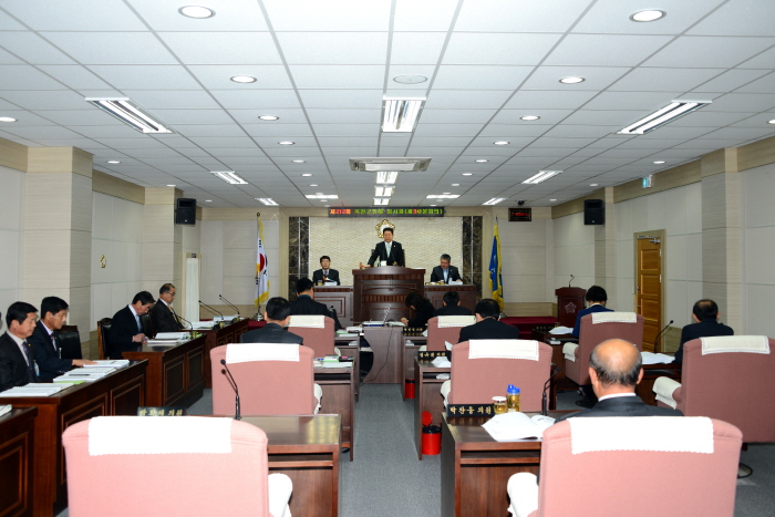 제212회 옥천군의회 임시회