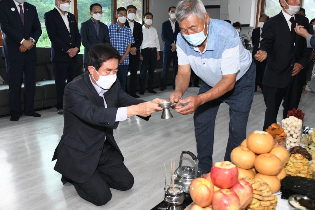 제14회 성왕제 제례（군서면 월전리）