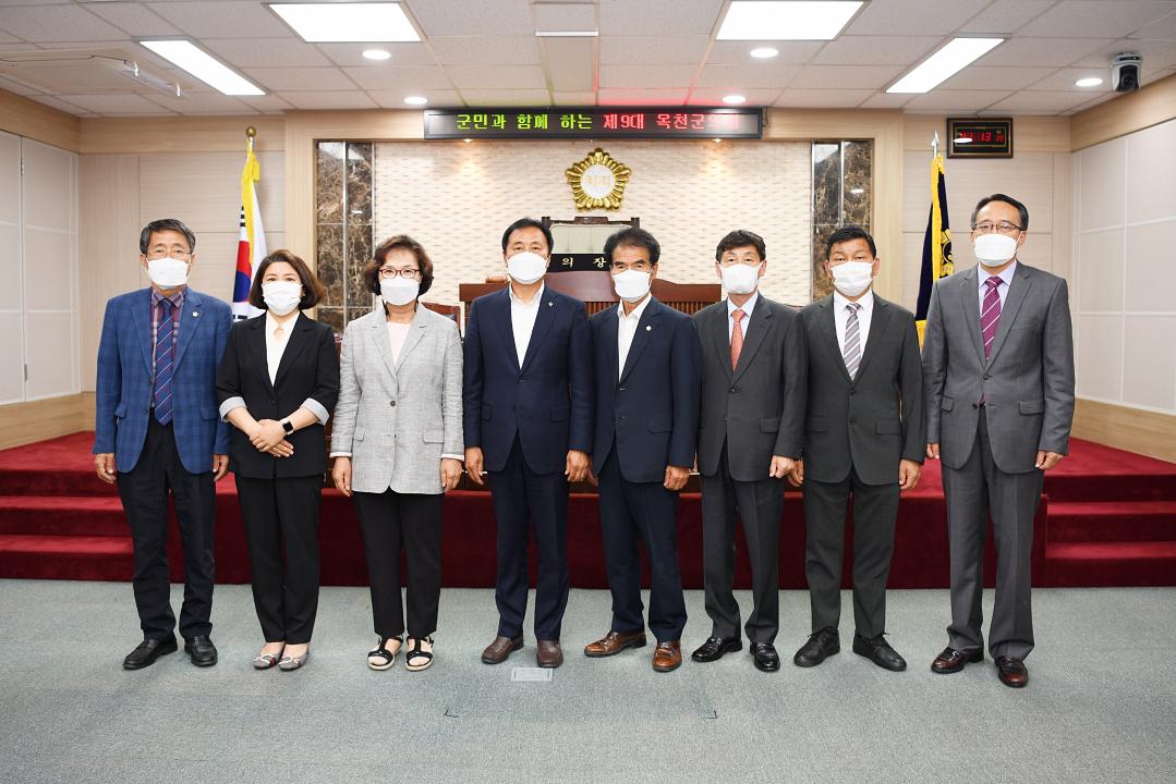 제9대 옥천군의회 당선인 의정설명회