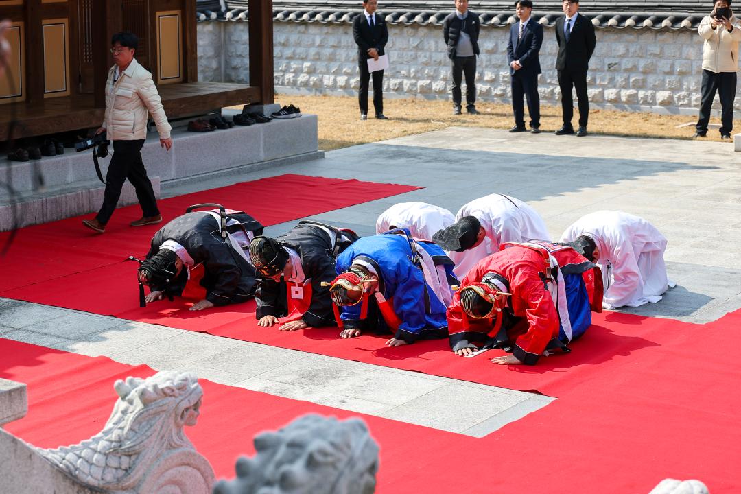 백촌 김문기 선생 순의 569주년 추모제향 및 추모식(2025.3.20)