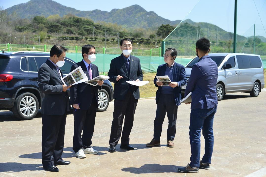 옥천군의회 예산결산검사위원 사업장 현지답사