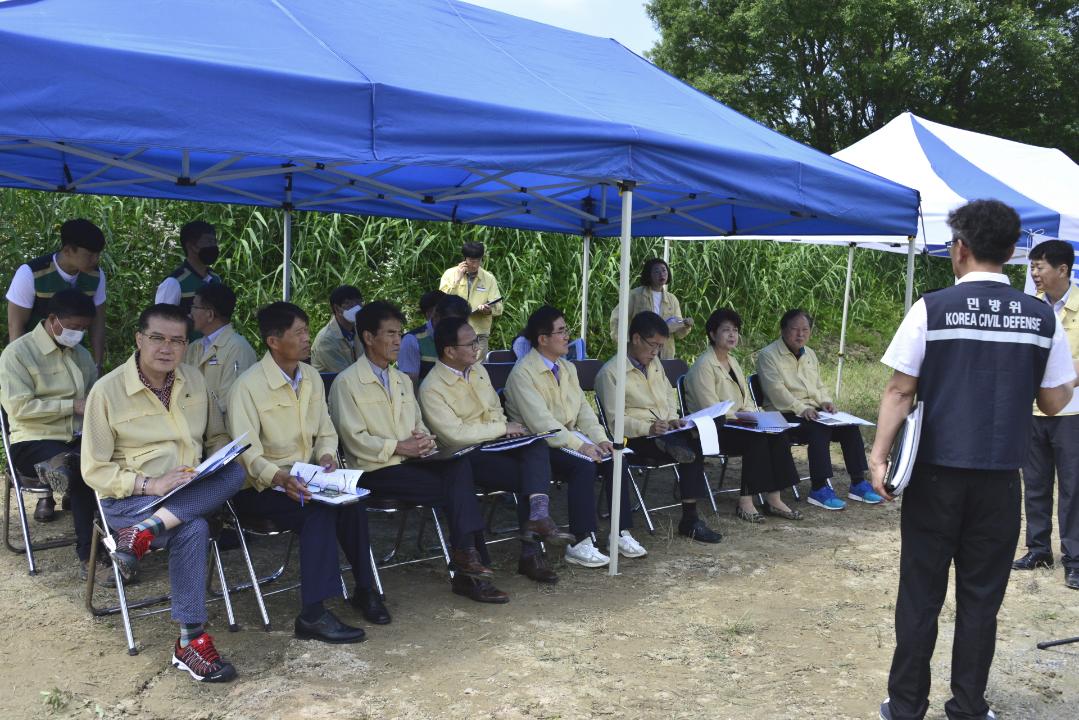 옥천군의회 2020년도 사업장점검 특별위원회 현지확인