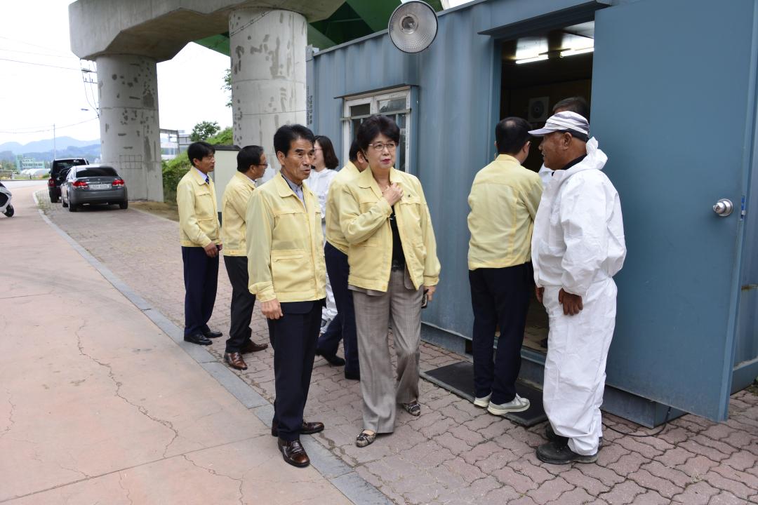 아프리카 돼지 열병 감시 초소 격려 방문