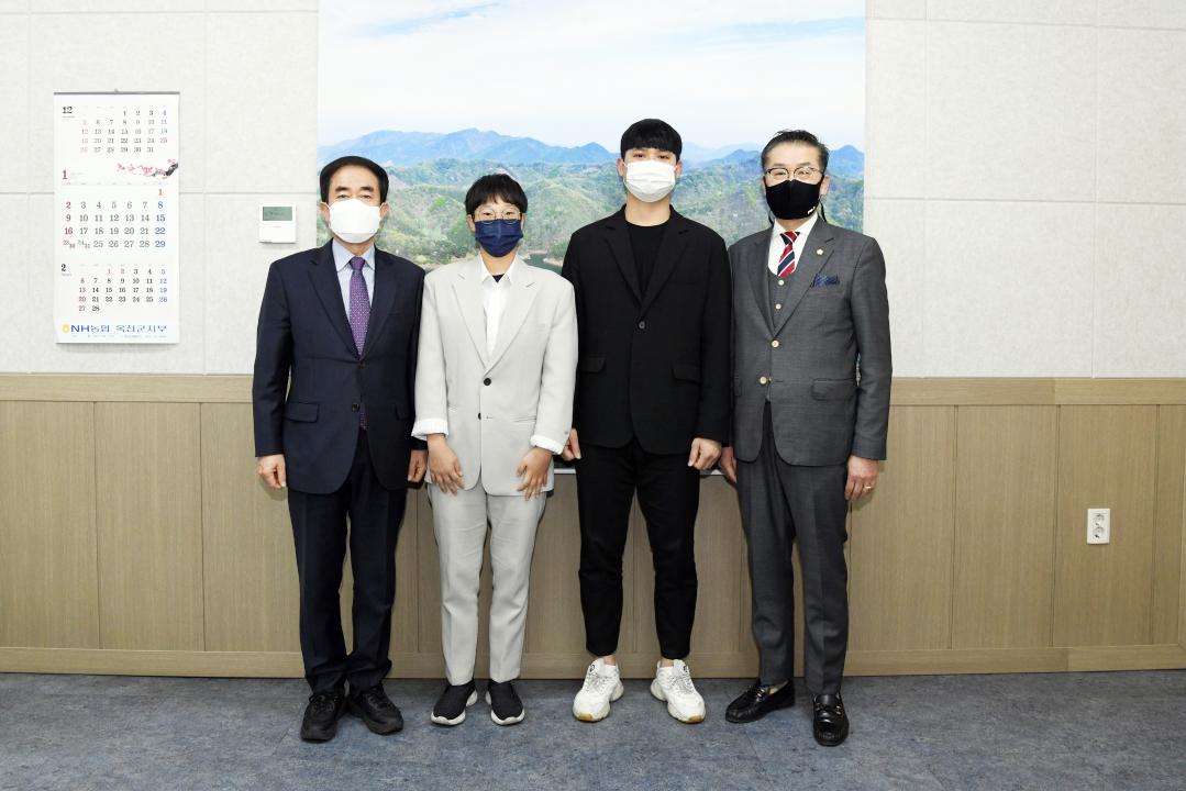 충북도립대학 총학생회장 및 부회장 의회방문