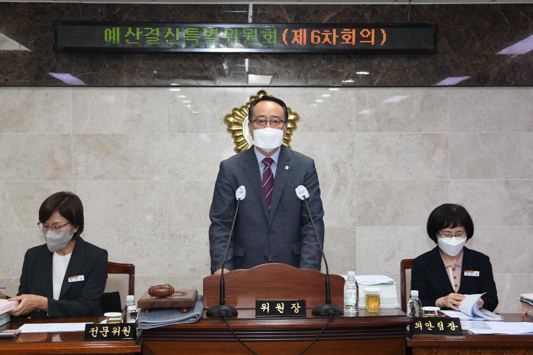 제299회 옥천군의회 제1차 정례회 예산결산특별위원회 제6차회의