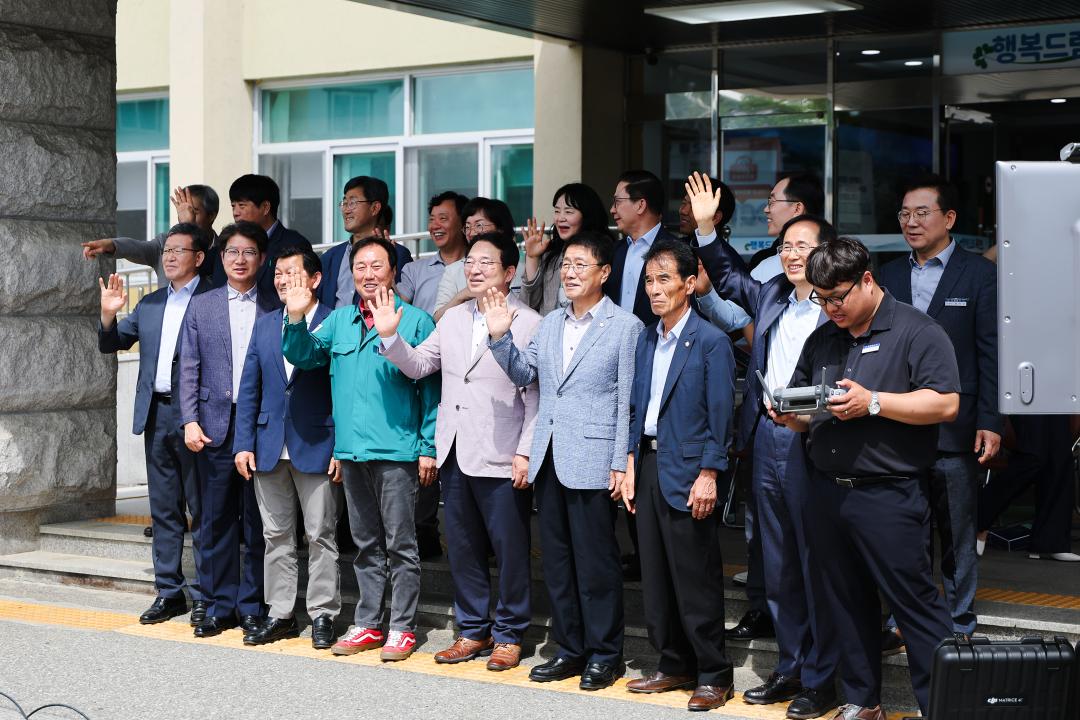 지적,공간정보 드론 시연회(군청 중앙현관)