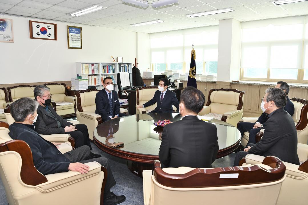 최**  이임 부군수 의회 방문