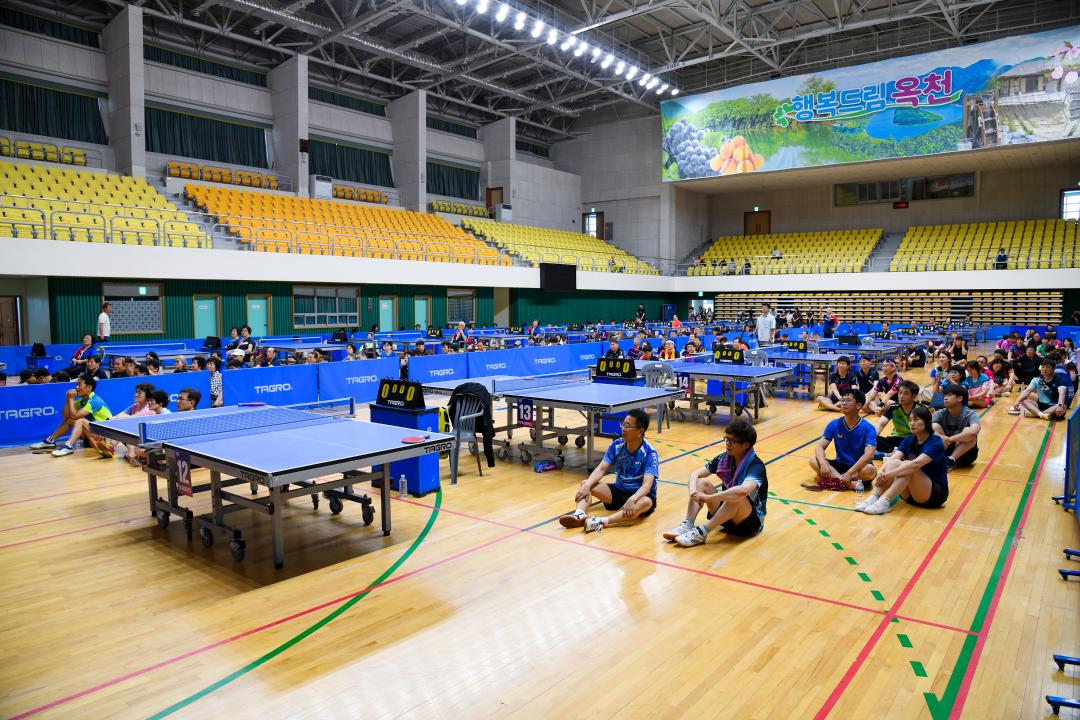 제32회 충북도지사기 생활체육 탁구대회 및 한중교류대회 개회식
