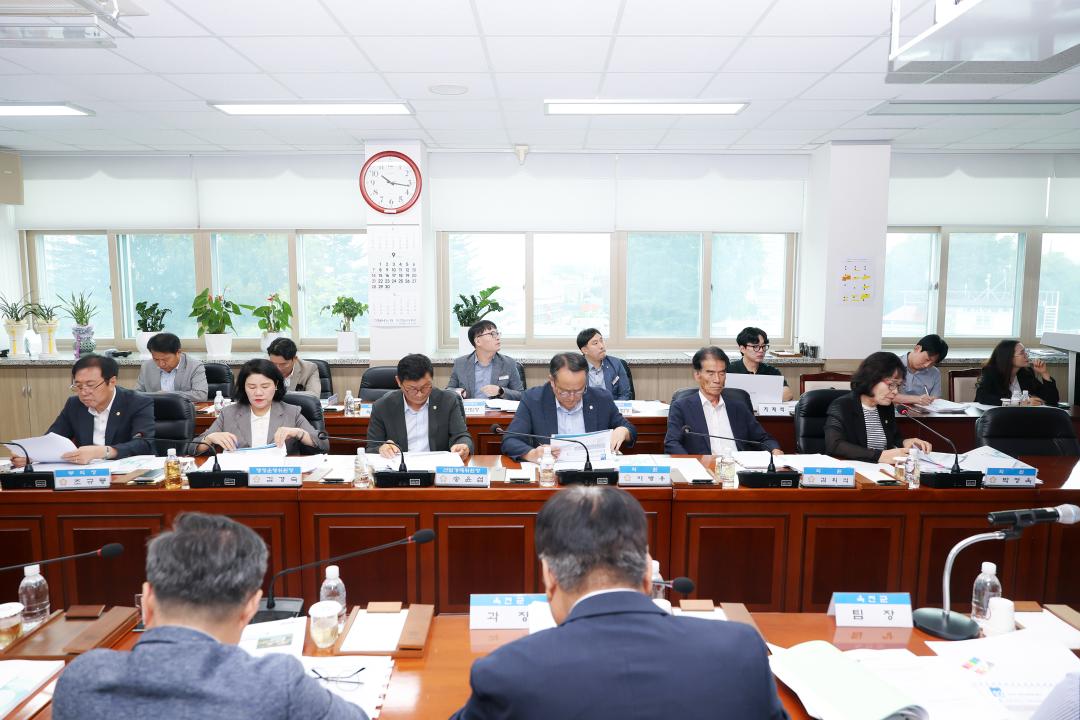 옥천군의회 9월 정례간담회