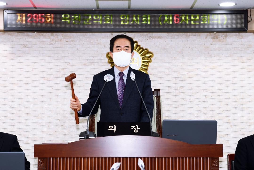 제295회 옥천군의회 임시회 본회의 제6차회의