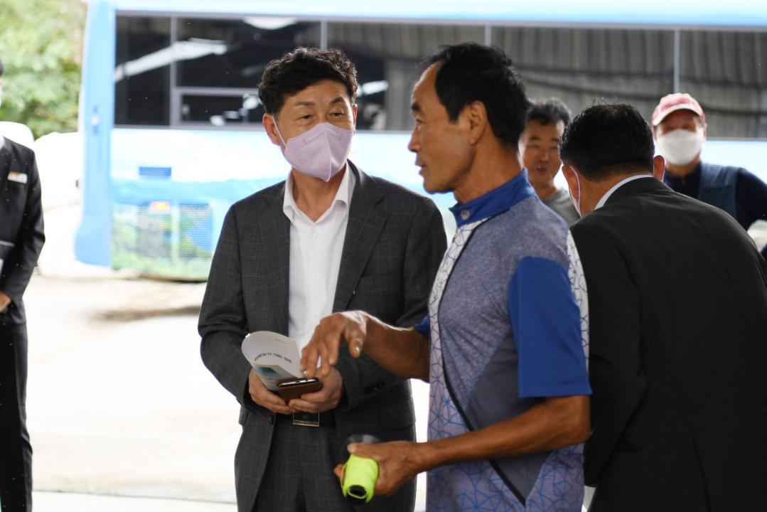 옥천군 축산악취개선사업 현장방문