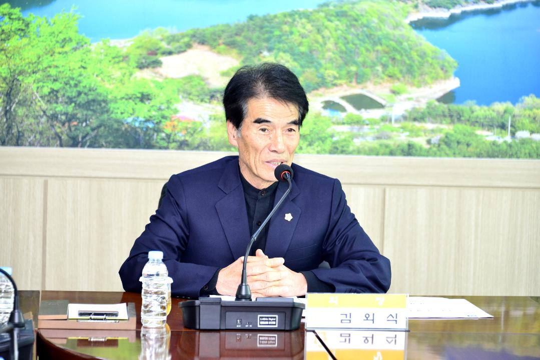 옥천군의회 정례 간담회