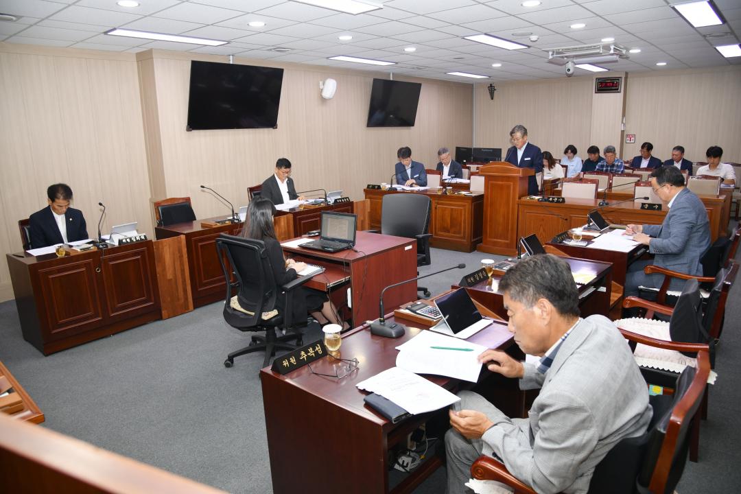 제308회 옥천군의회 임시회 산업경제위원회 제1차회의