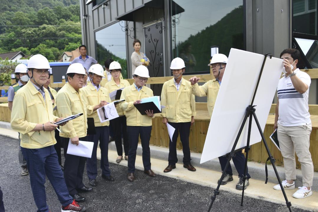 옥천군의회 2020년도 사업장점검 특별위원회 현지확인