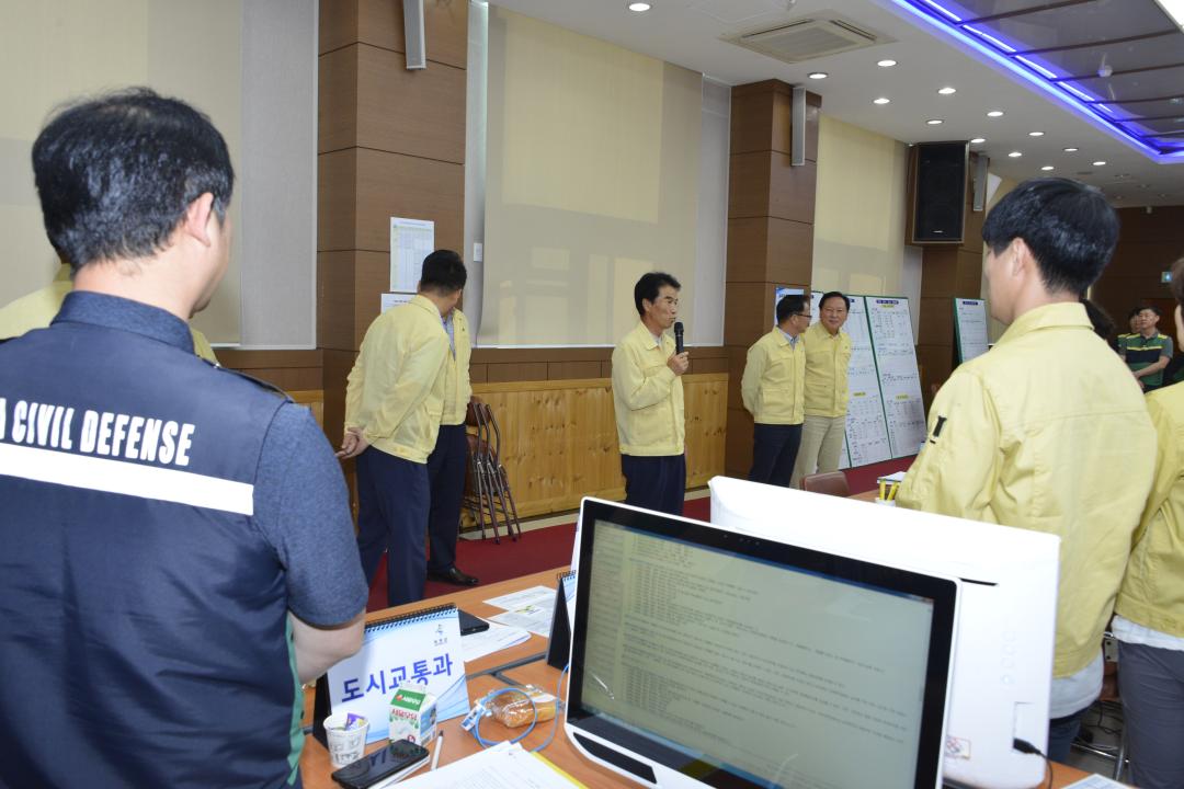 을지태극연습 훈련참여자 격려