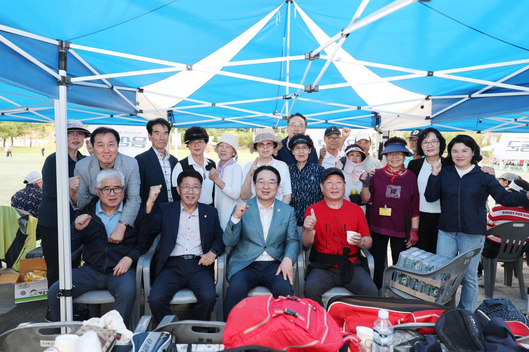 제35회 충청북도 생활체육대회 옥천군선수단 격려(진천군)