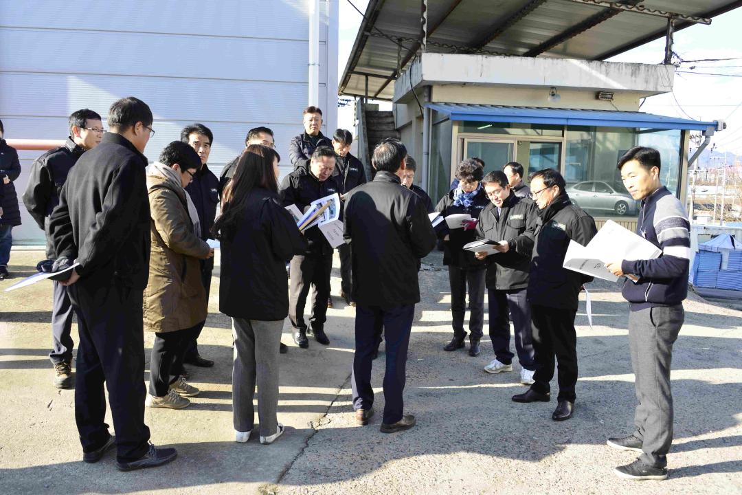 행정사무감사 특별위원회 현지확인-옥천미곡종합처리장