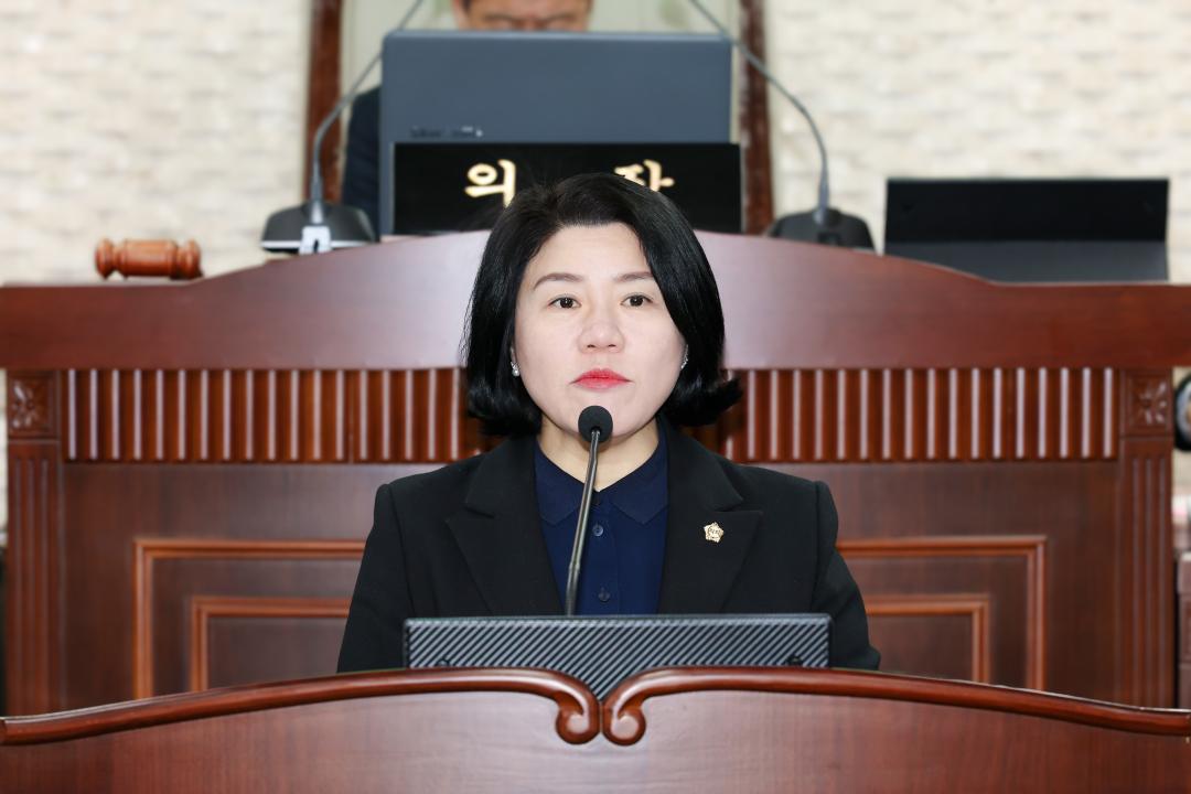 제322회 옥천군의회 임시회 5분 자유발언- 김경숙, 이병우 의원