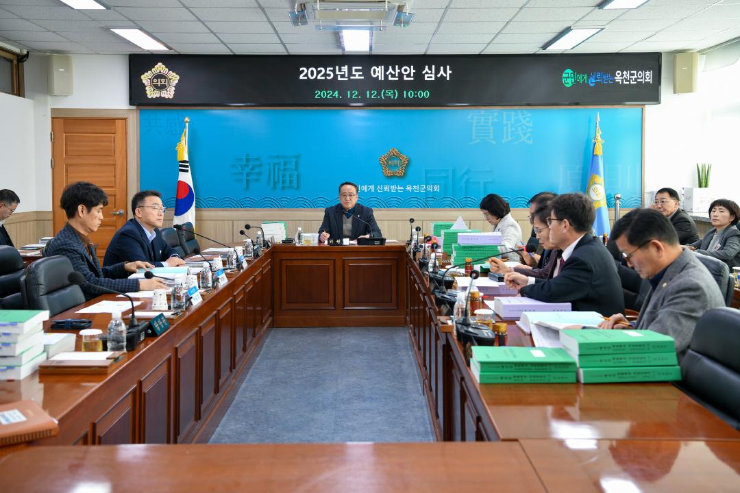 2025년도 예산안 심사