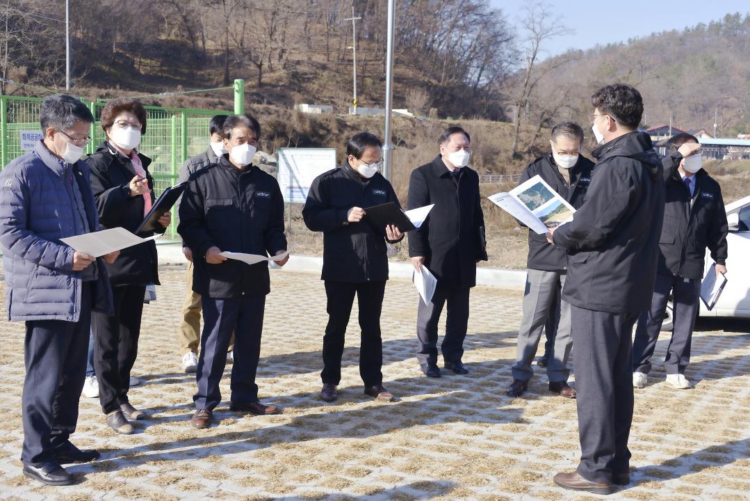 옥천군의회 2020년도 행정사무감사 사업장 현지확인