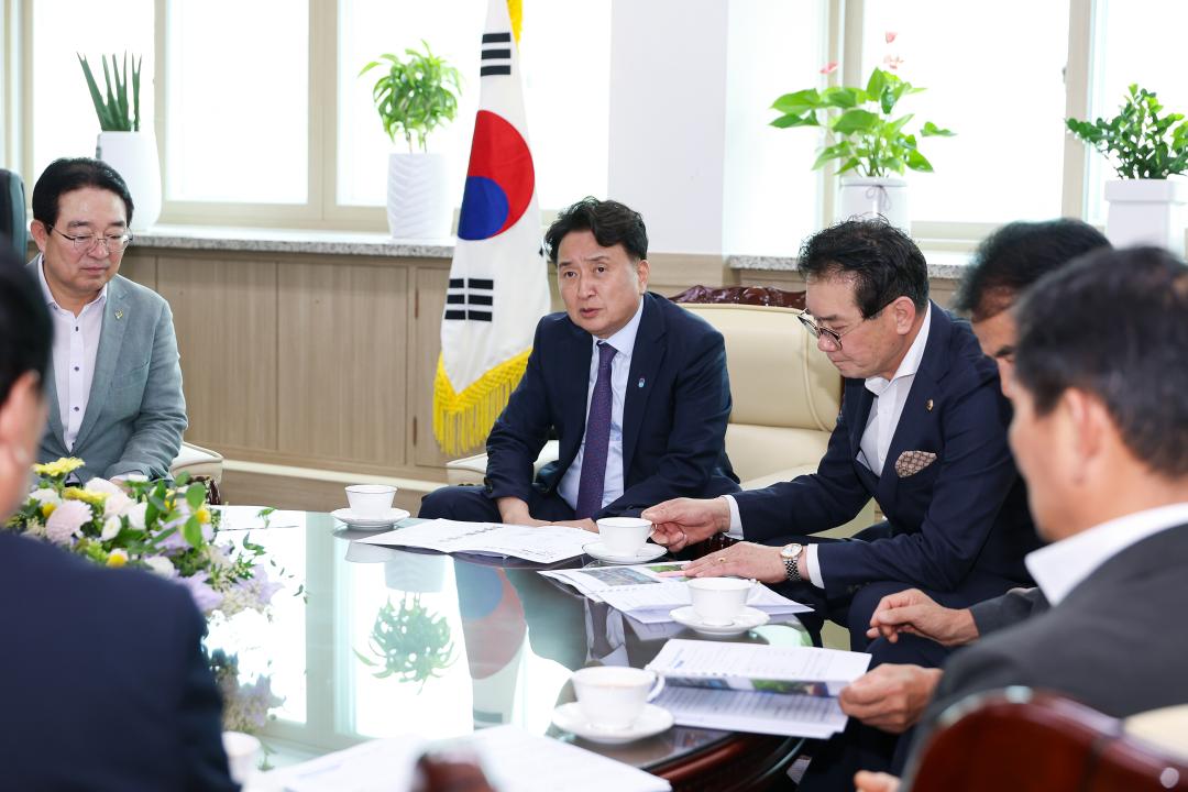 김영환 도지사 순방(옥천군의회 방문)