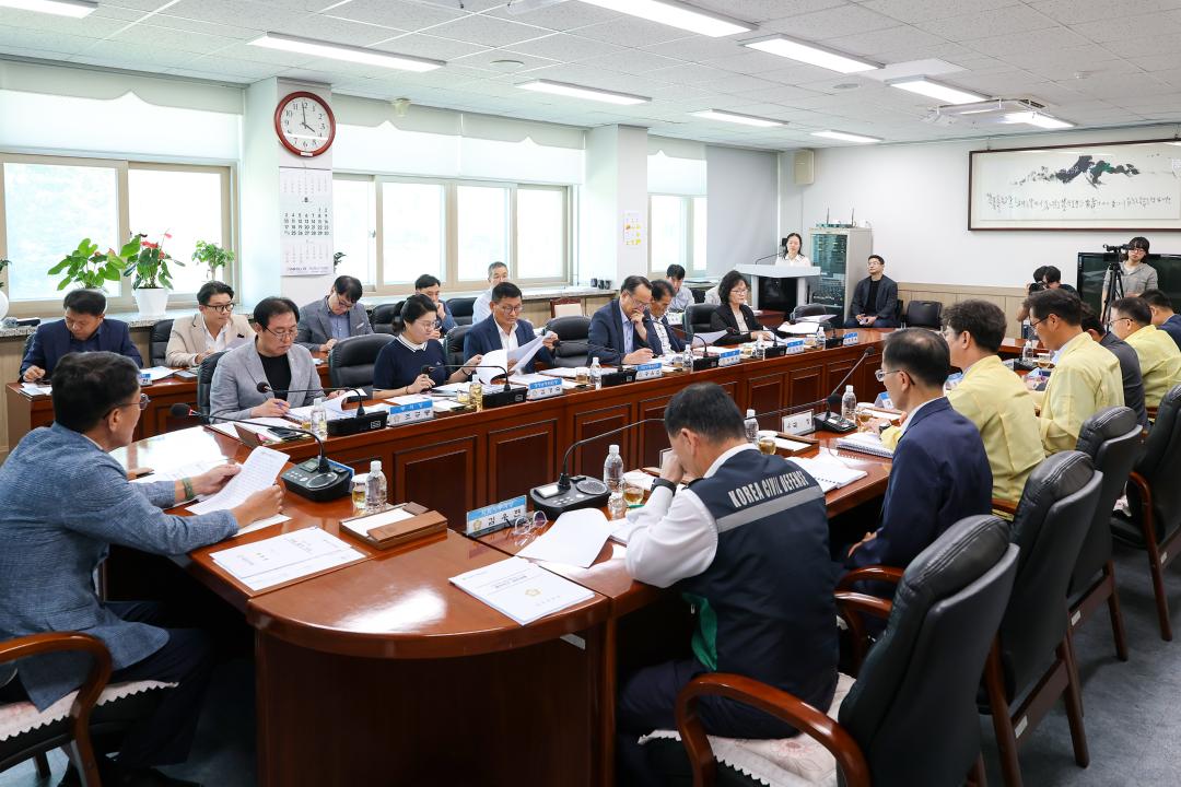 옥천군의회 8월 정례 의원 간담회