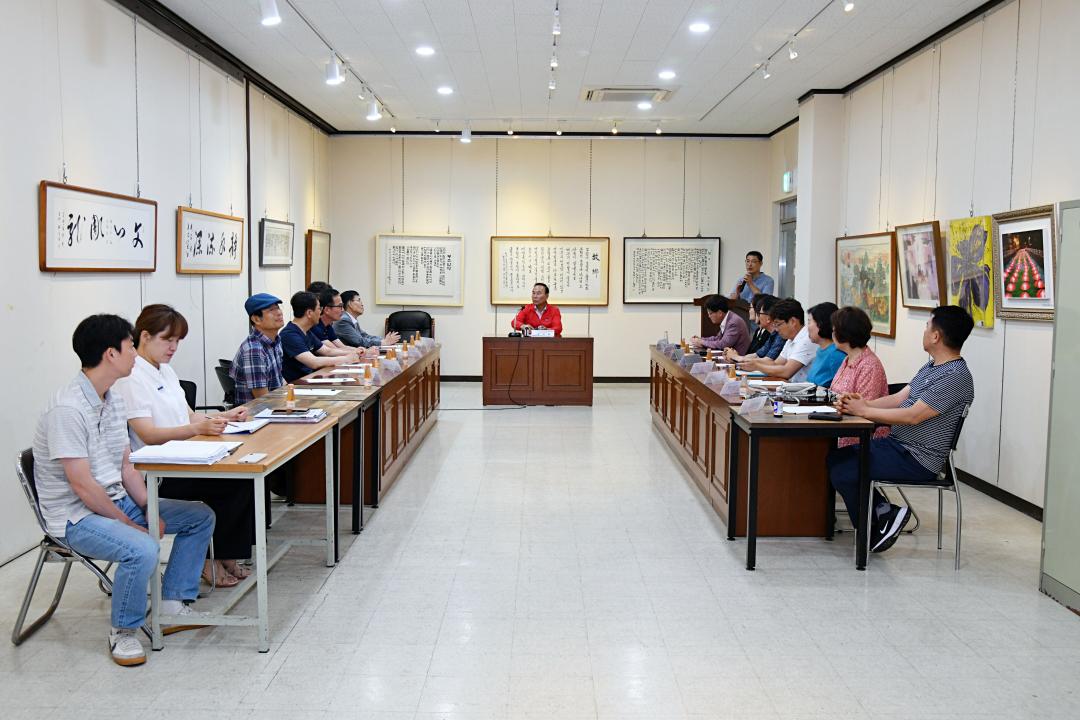 옥천문화원과 정순철기념사업회 발전을 위한 간담회