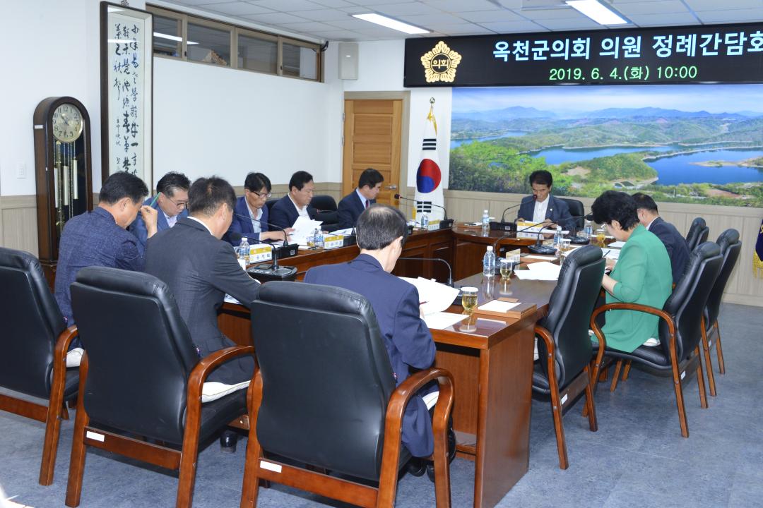 의회 정례간담회-안전건설과,친환경농축산과