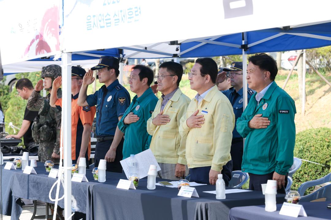 옥천다목적회관 테러, 화재 대피 훈련